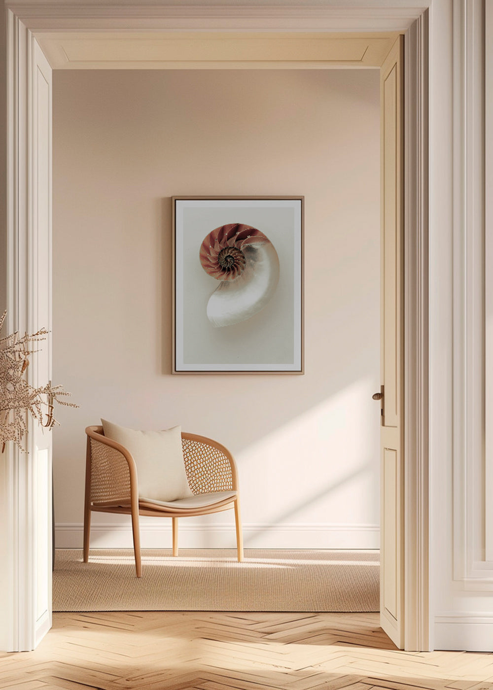 Fotografia de nautilus em espiral