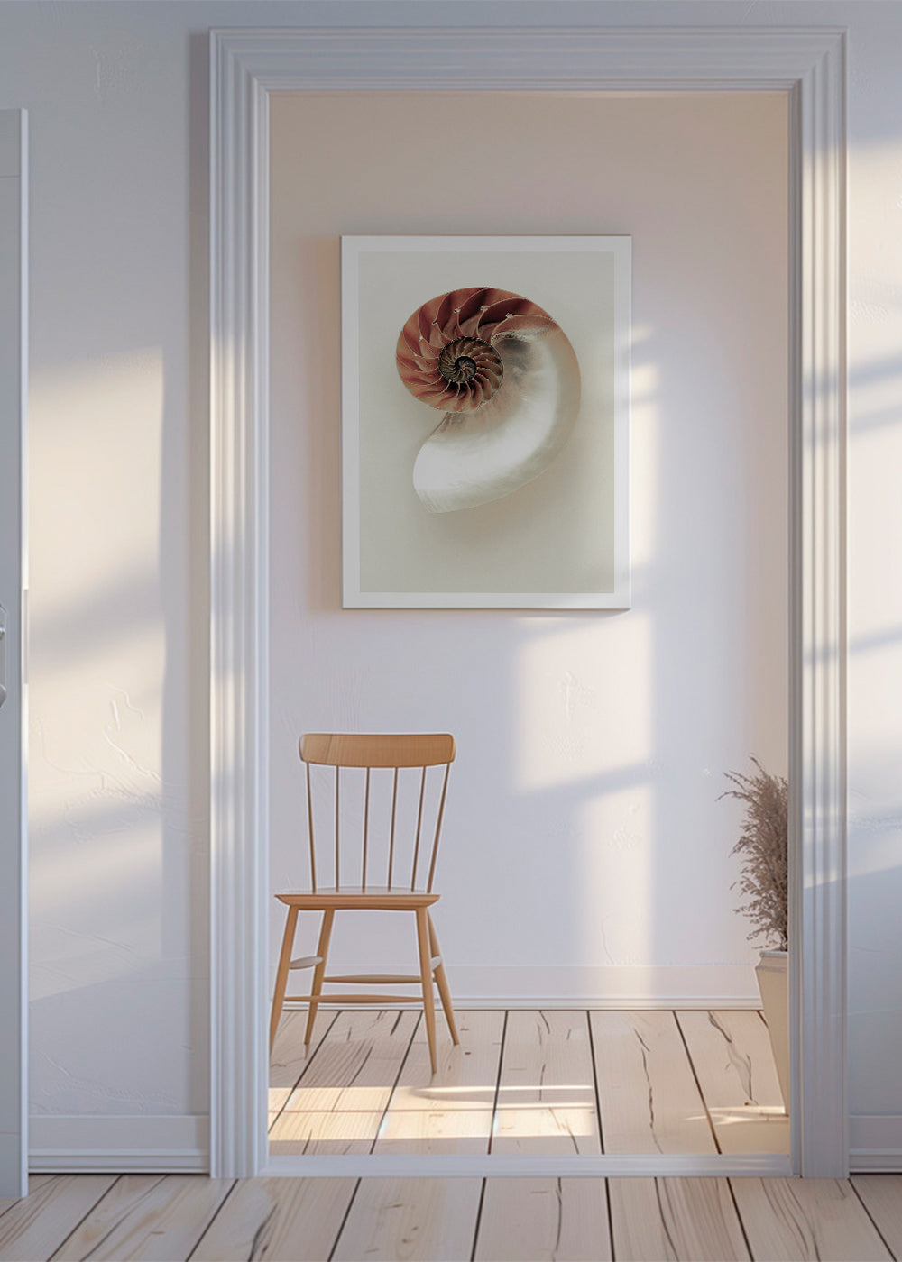 Fotografia de nautilus em espiral