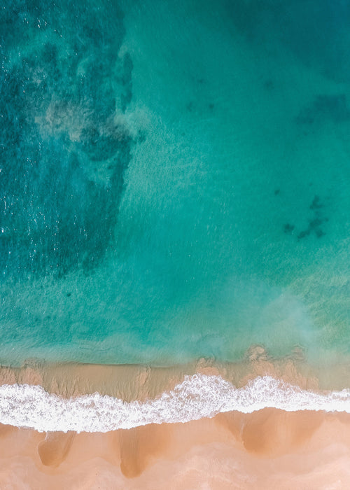 Seaside airview - Unframed art print
