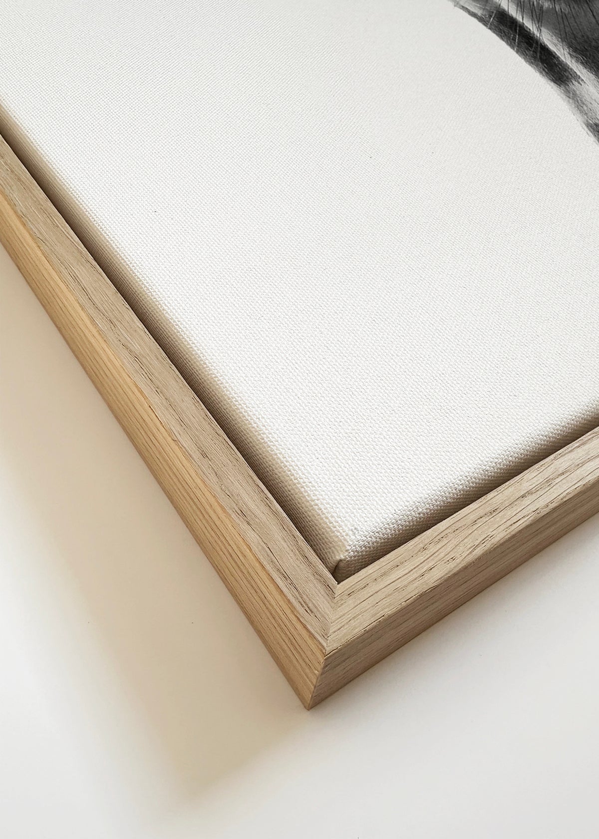 Happy giraffe - Framed canvas detail