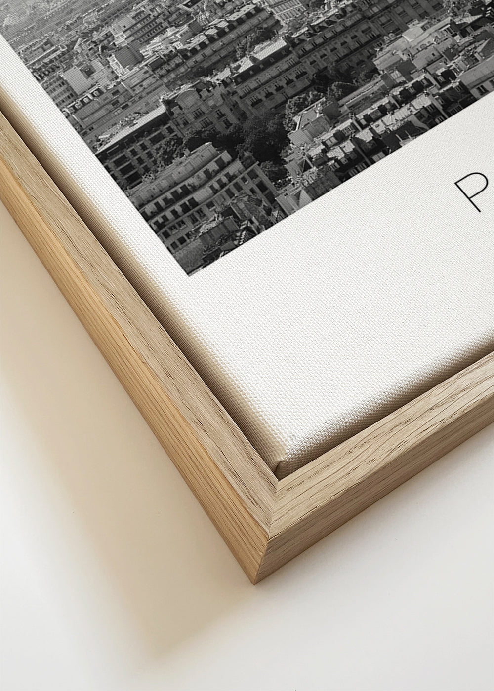 Arte para cidade: Torre Eiffel em preto e branco