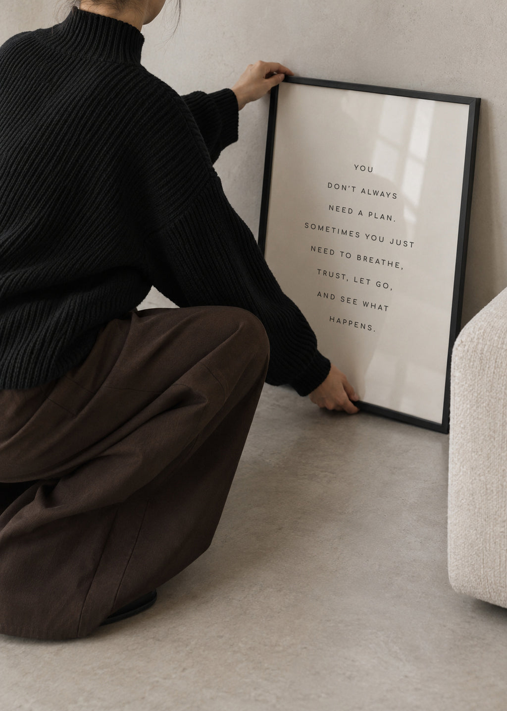 Plan quote - Framed poster in an interior