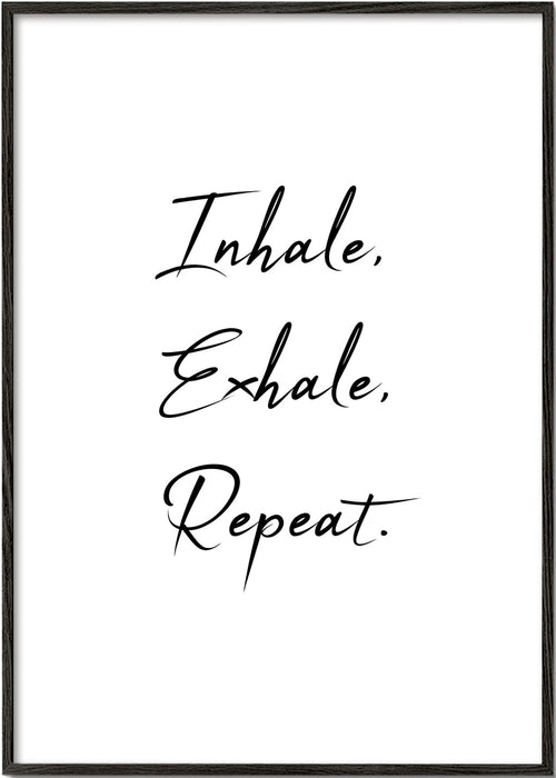 Design relaxante com frase tipográfica