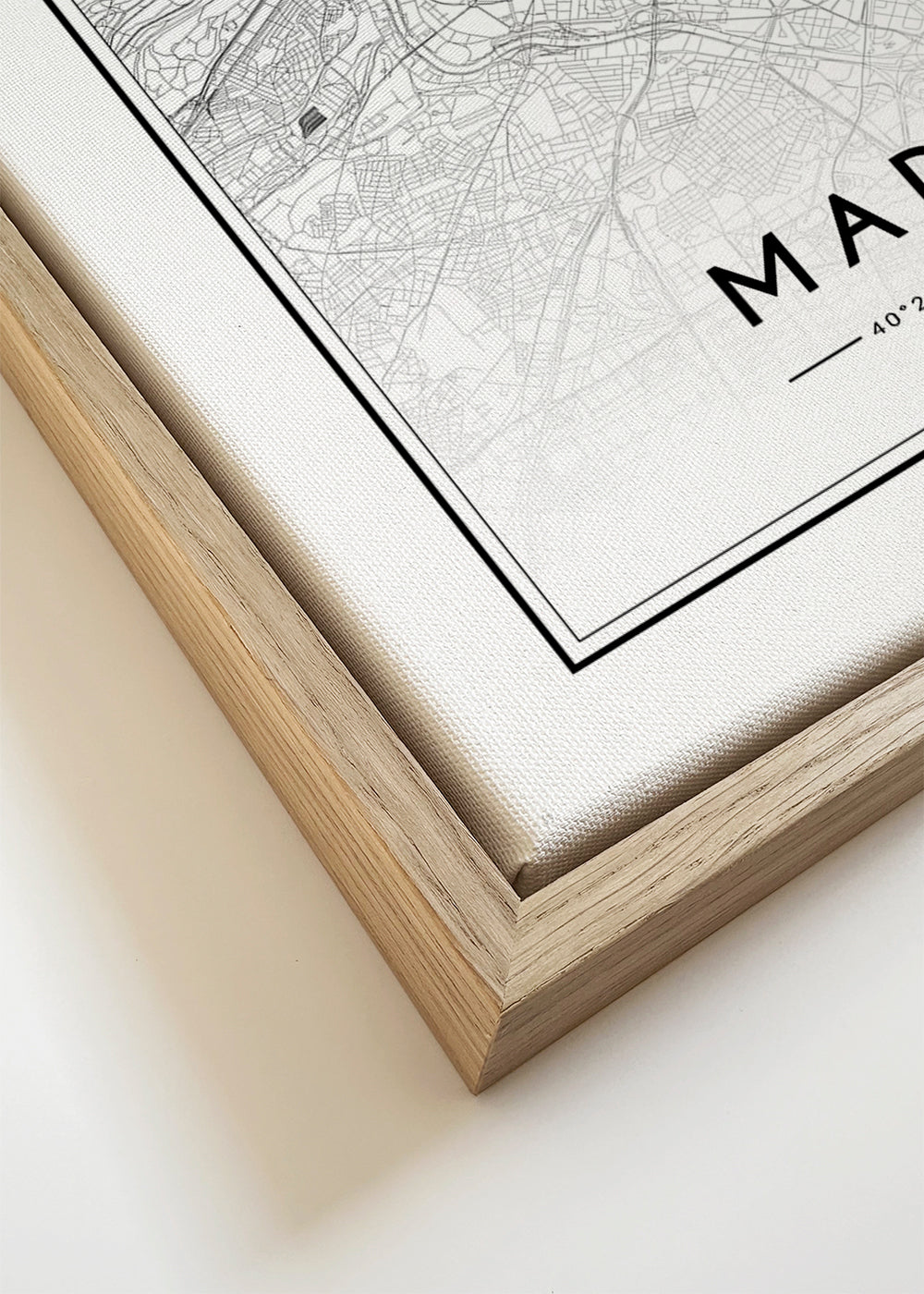 Poster cidade Madrid mapa