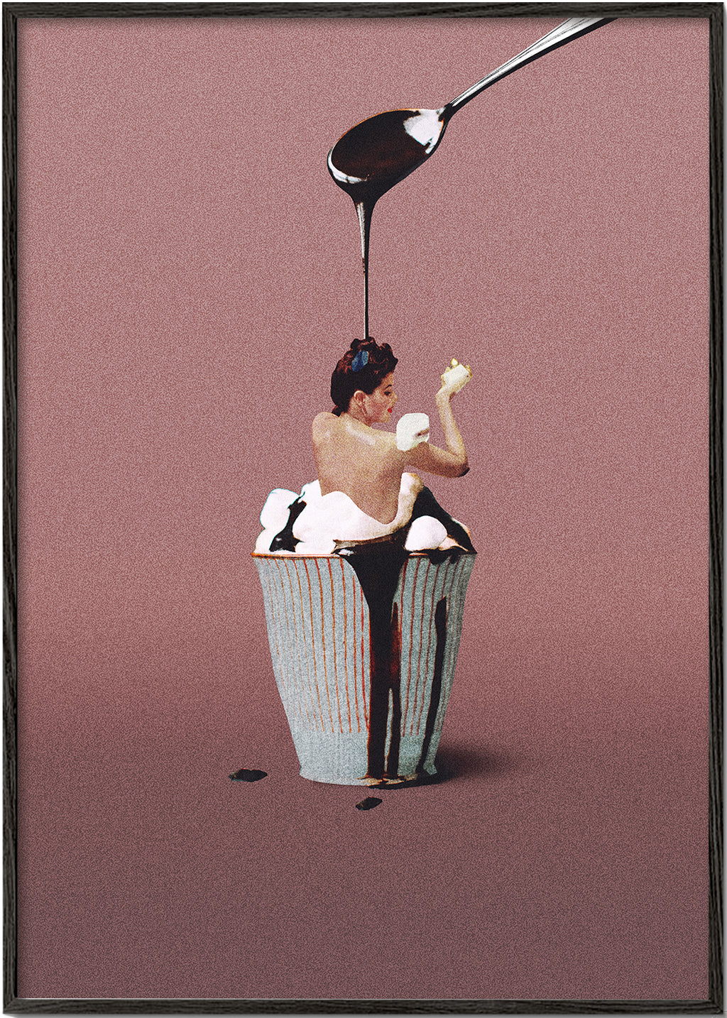 Arte para cozinha cupcake surreal