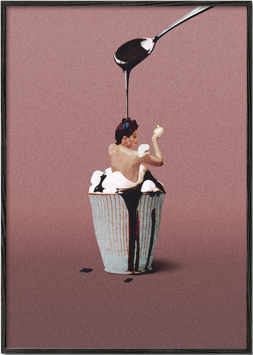 Arte para cozinha cupcake surreal