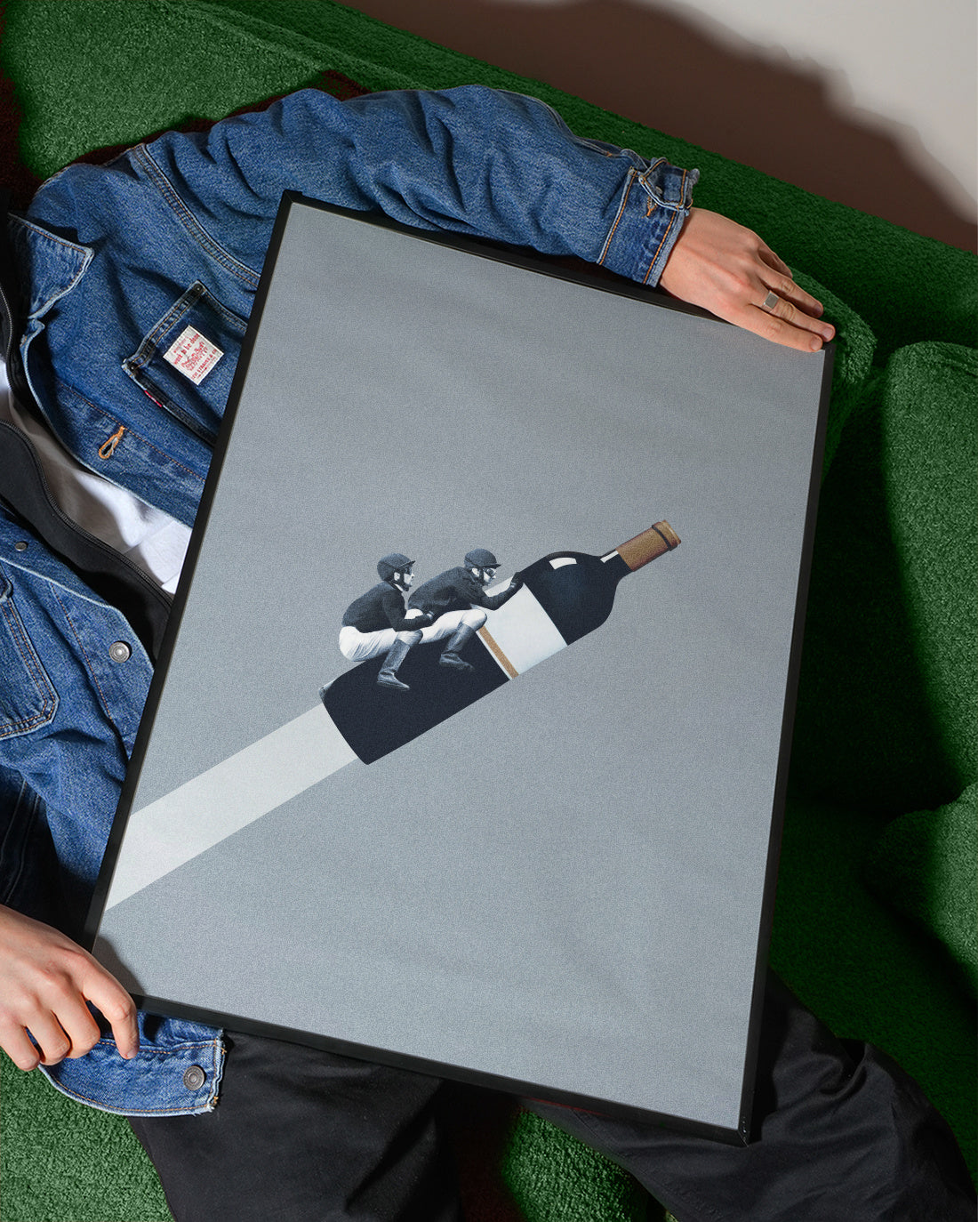 We ride until dawn - Framed poster detail