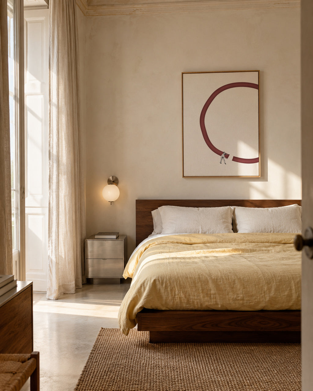 Let's reconnect - Framed canvas in an interior