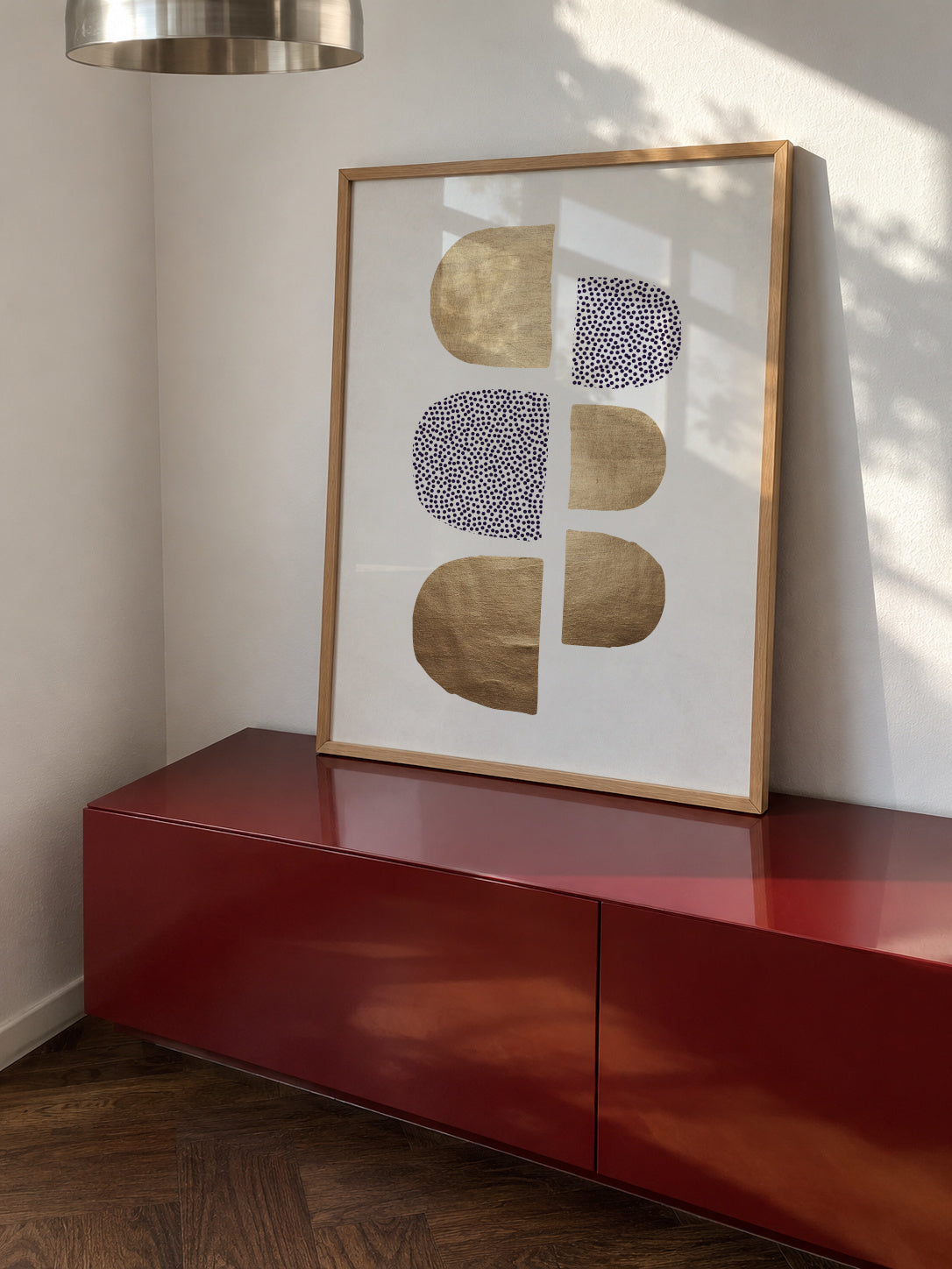 Geometrica No.7 - Framed poster in an interior