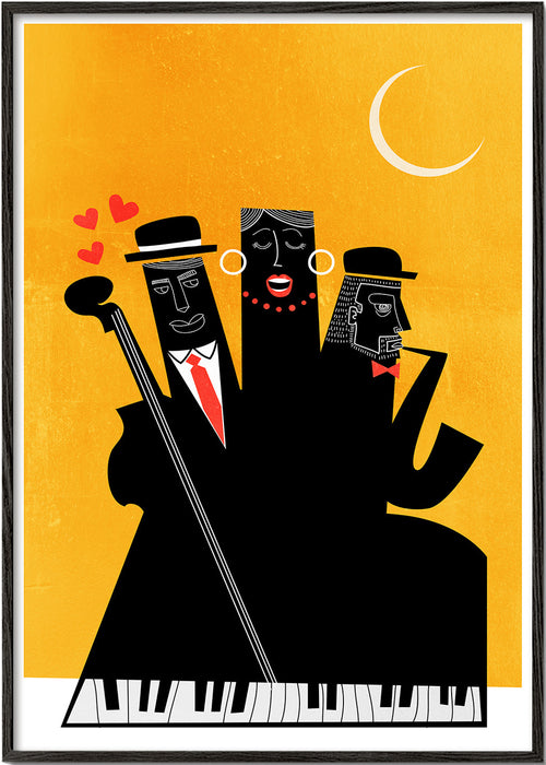 Ilustração jazz