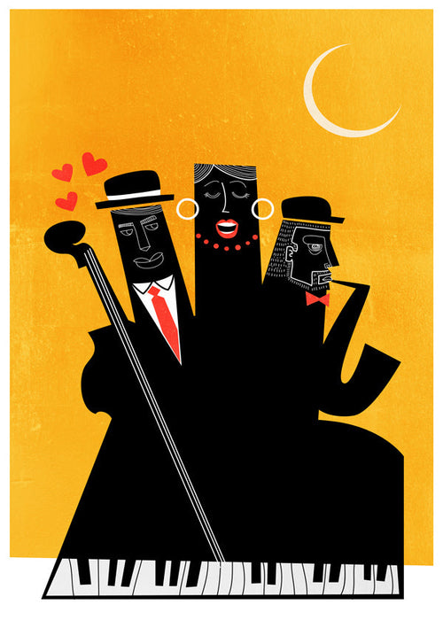 Ilustração jazz