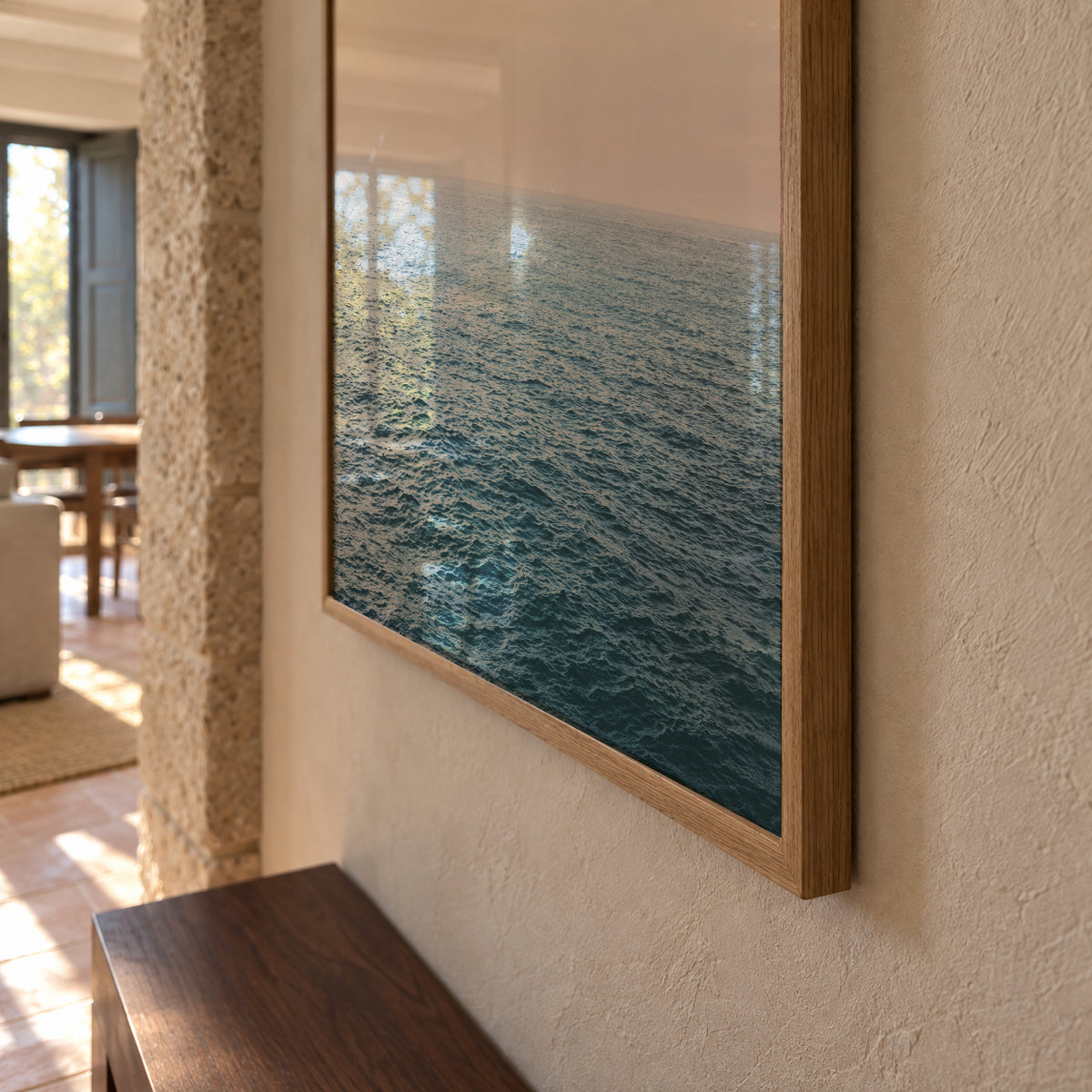 Peaceful - Framed poster detail