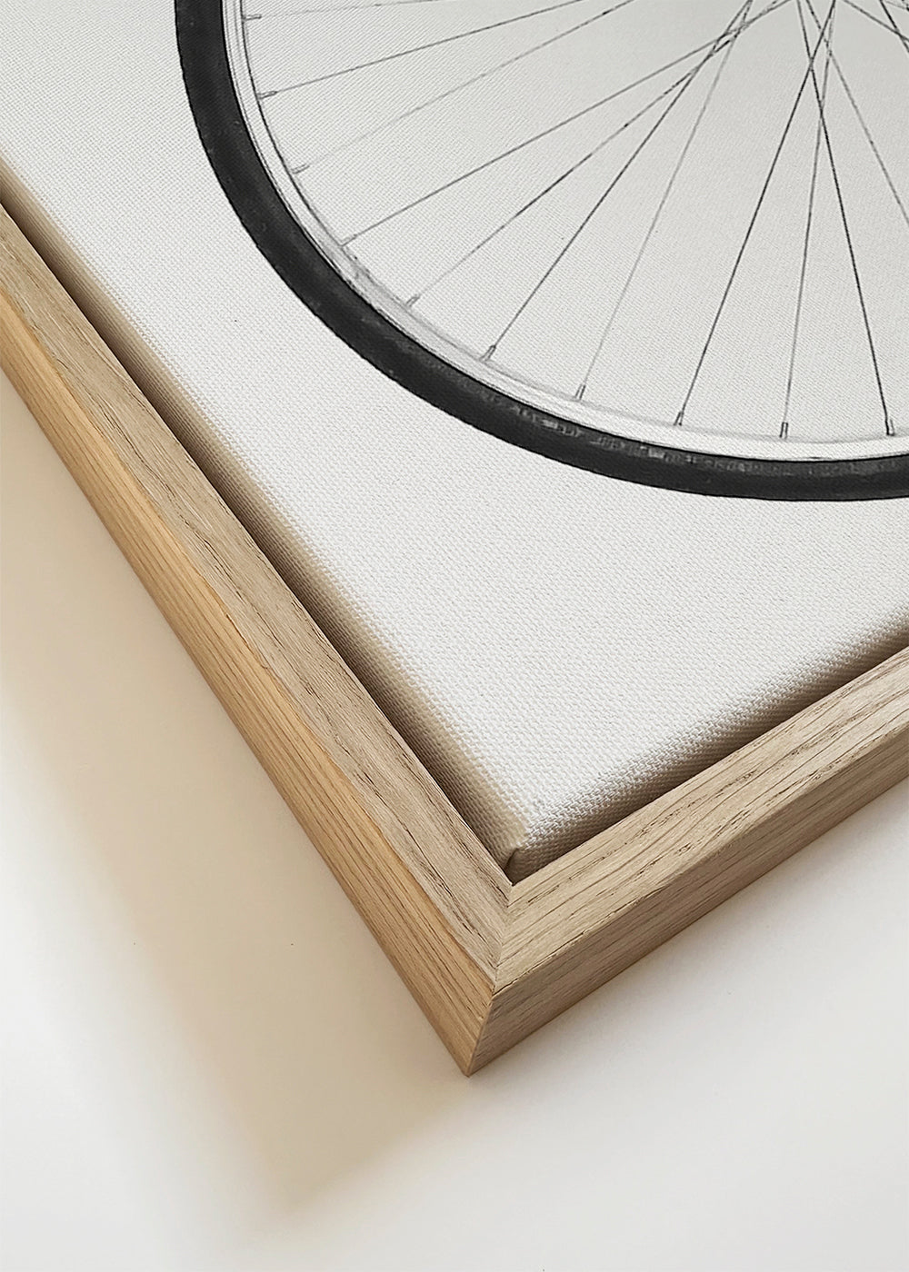 Arte desportiva roda de bicicleta minimal