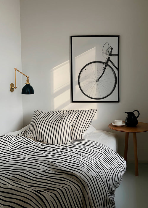 Arte desportiva roda de bicicleta minimal
