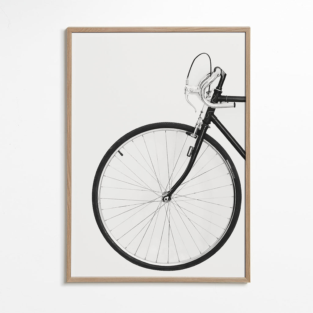 Arte desportiva roda de bicicleta minimal