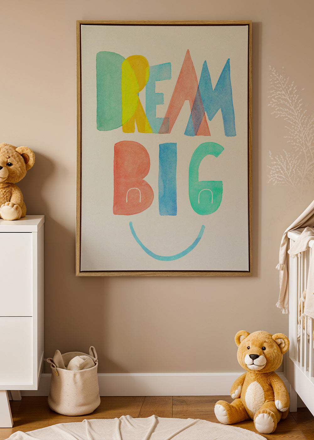 Dream Big - Framed canvas in an interior