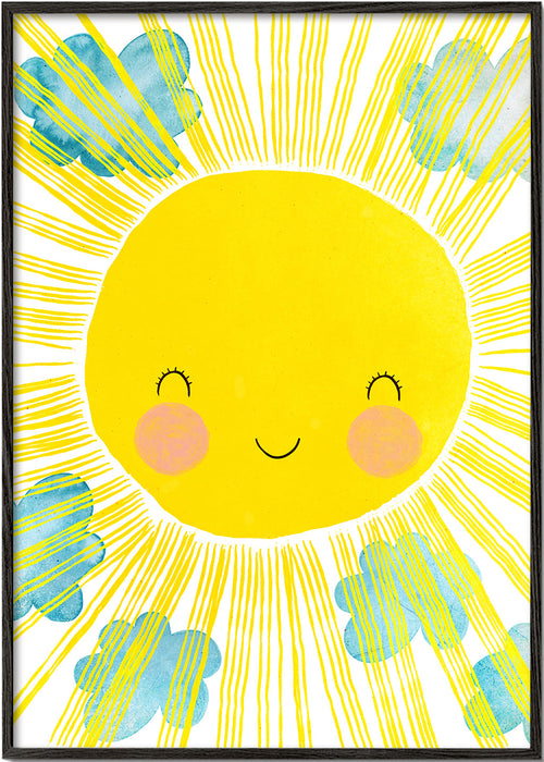 Lamina infantil sol sorridente