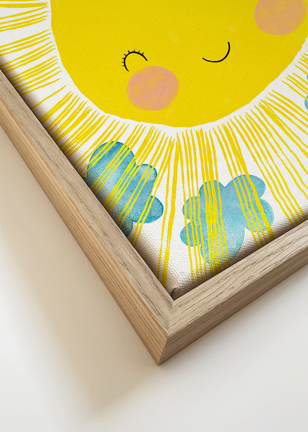 Lamina infantil sol sorridente