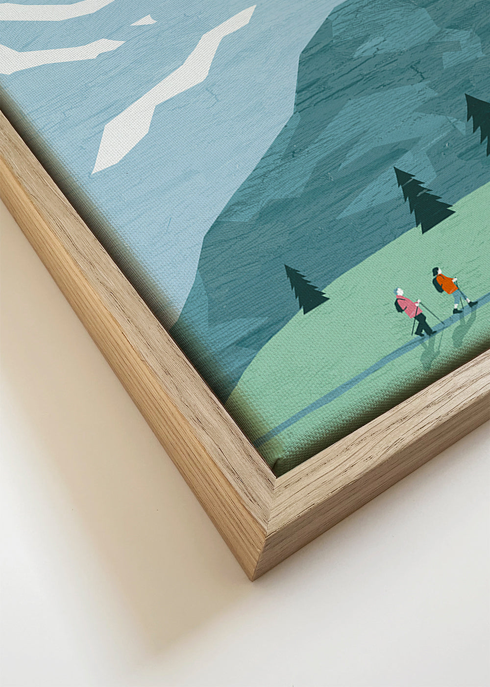 Quadro de paisagem Allgäu ilustrado