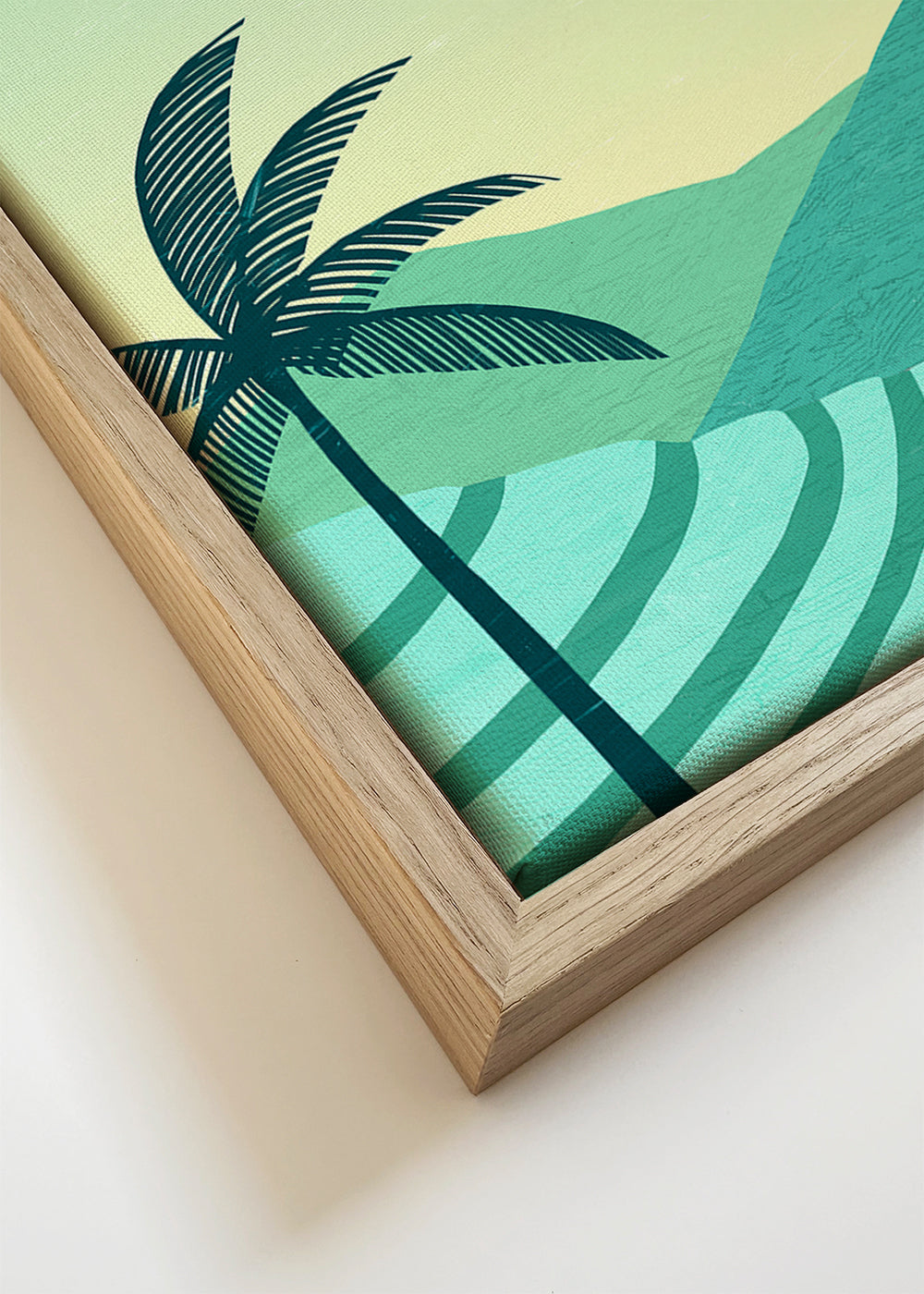 Arte para cozinha Bali: ilustração do balanço tropical