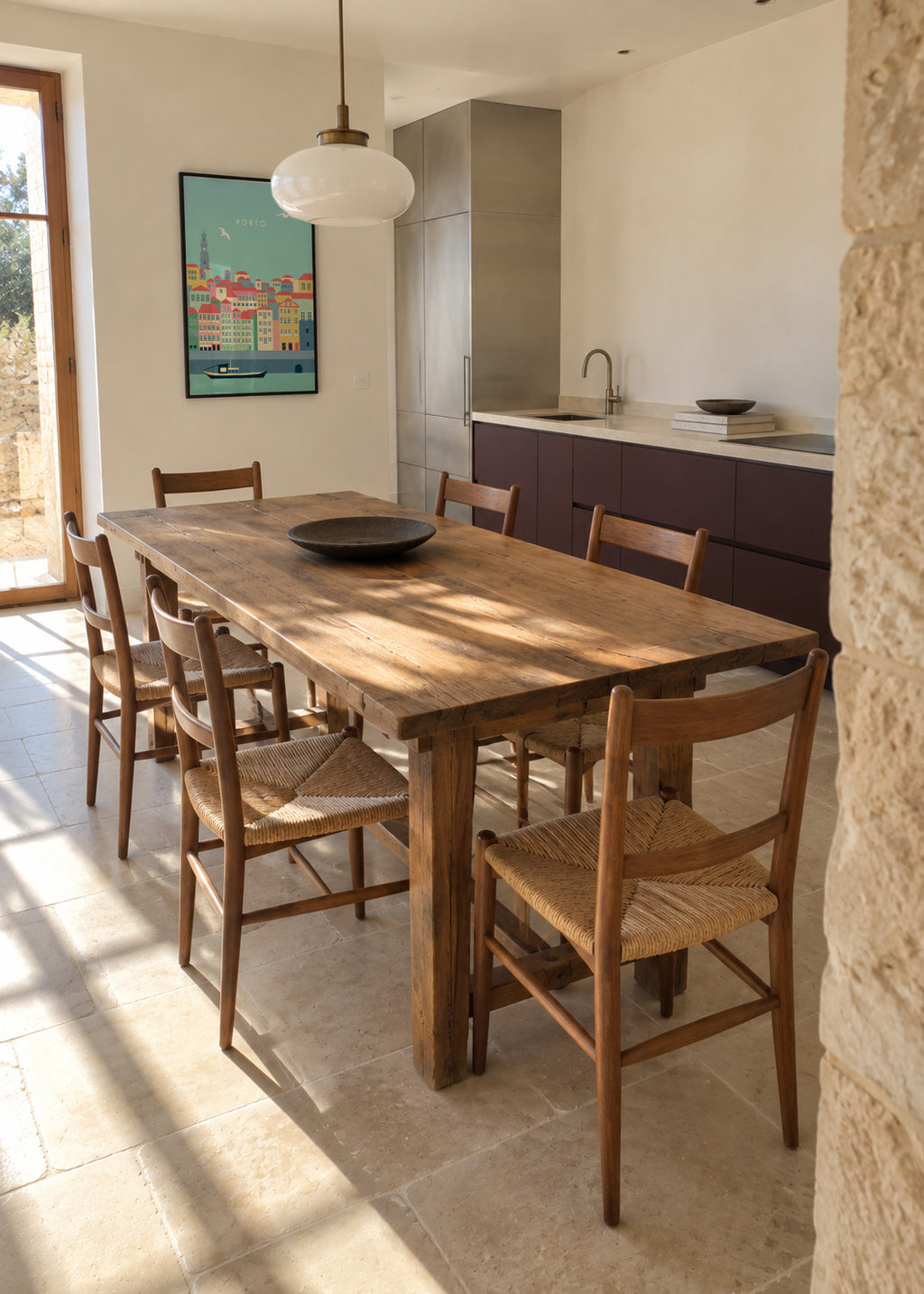 Porto - Framed poster in an interior