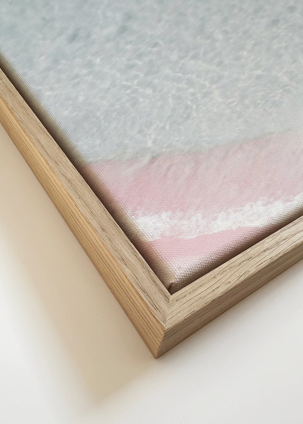 The swimmer - Framed canvas detail