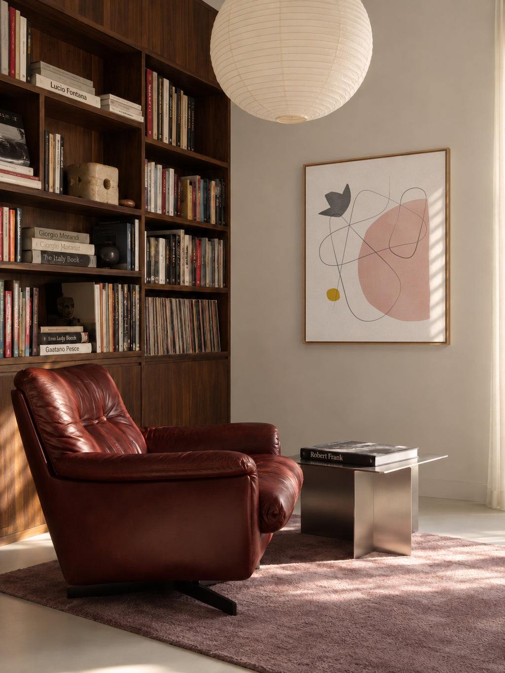 Abstract N2 - Framed canvas in an interior