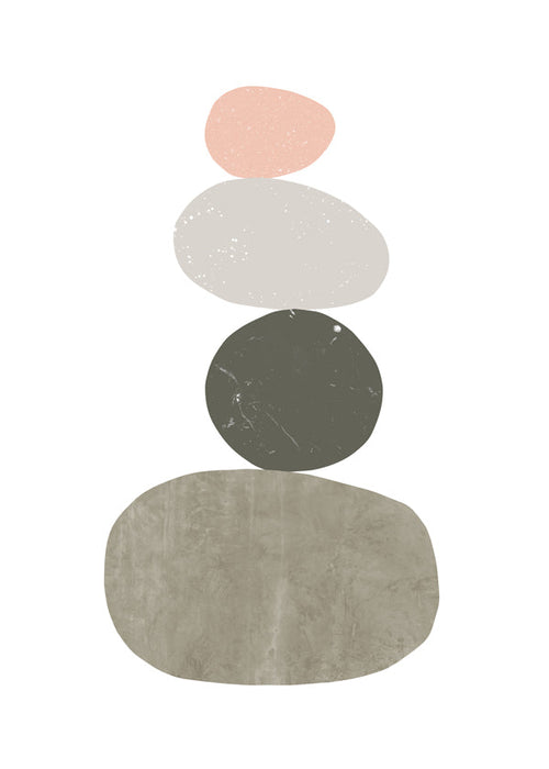 Design relaxante de pedras empilhadas