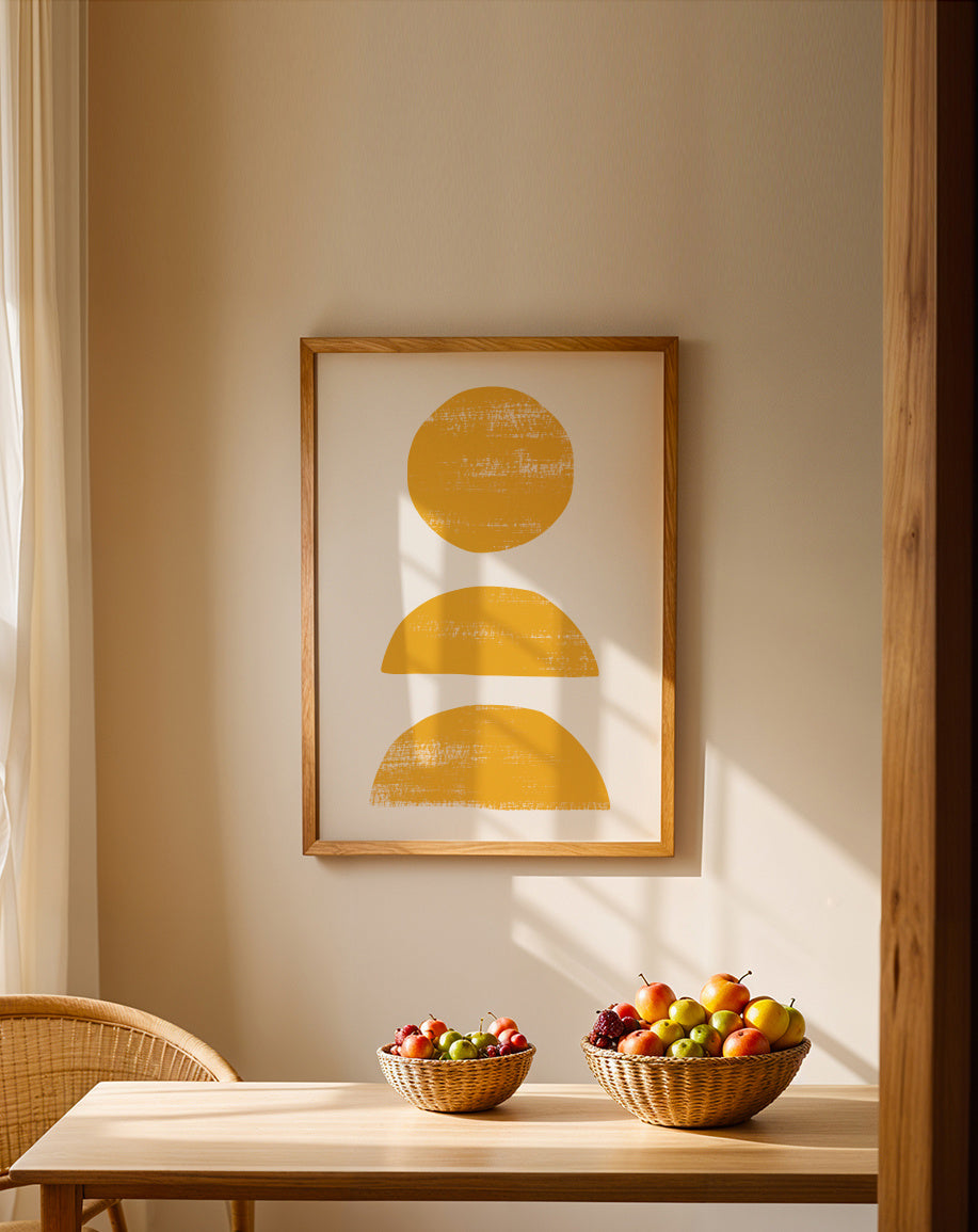 Abstract N11 - Framed poster in an interior