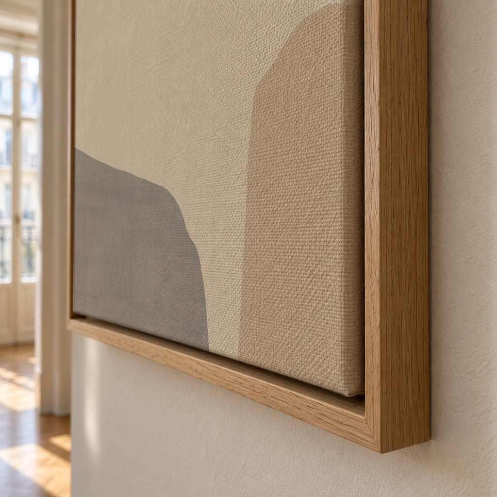 Abstract N 27 - Framed canvas detail