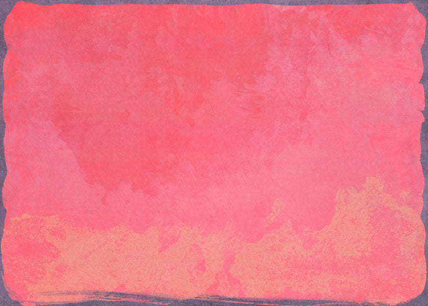 Quadro abstrato campo cor fúcsia