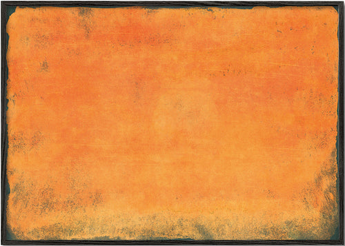 Pintura abstrata campo laranja