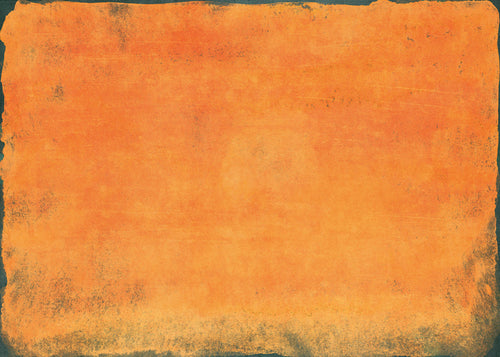 Pintura abstrata campo laranja
