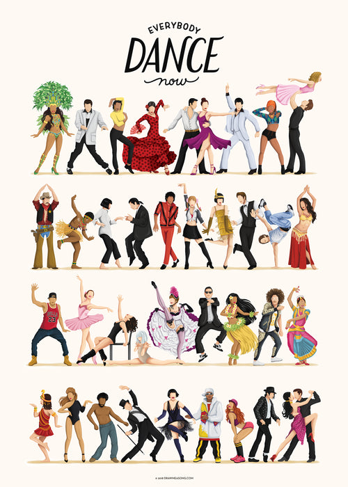 Everybody Dance Now - Unframed art print