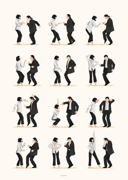 Pulp Fiction Extended - Unframed art print