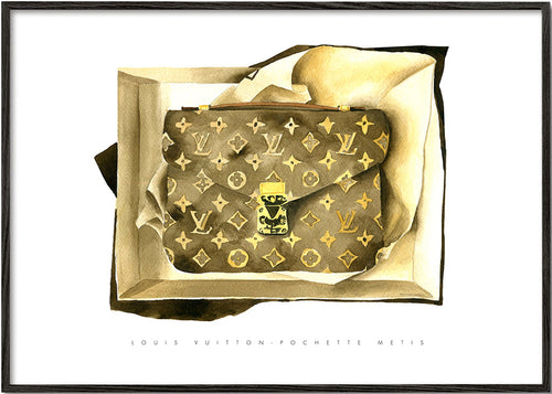 Ilustração de bolsa Louis Vuitton