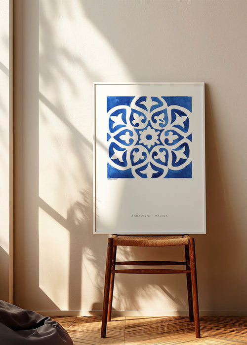 Arte para cozinha: azulejo de Málaga