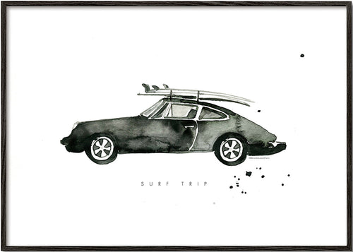Arte desportivo: Porsche com pranchas