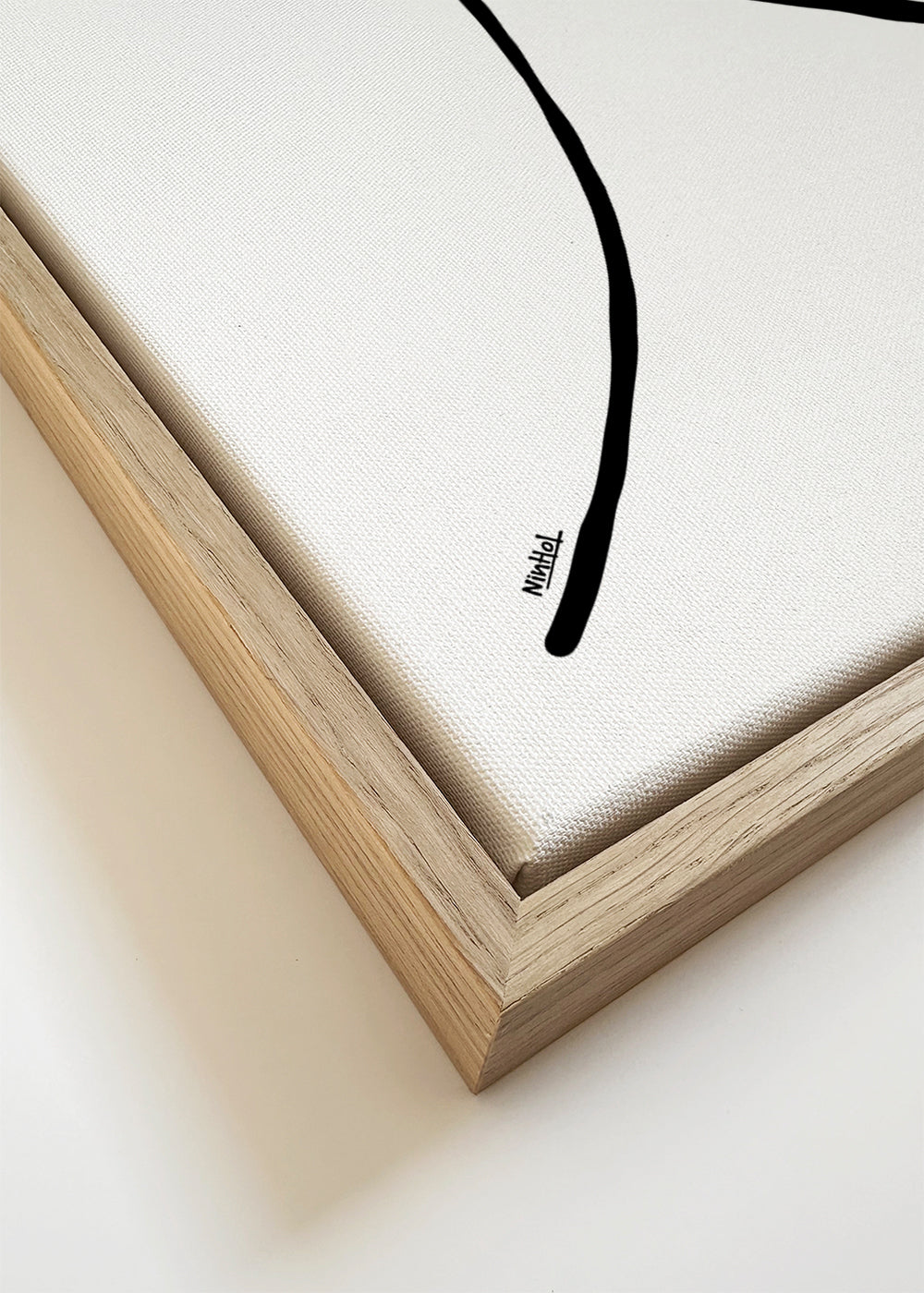 Ilustração de rosto minimalista com cílio floral