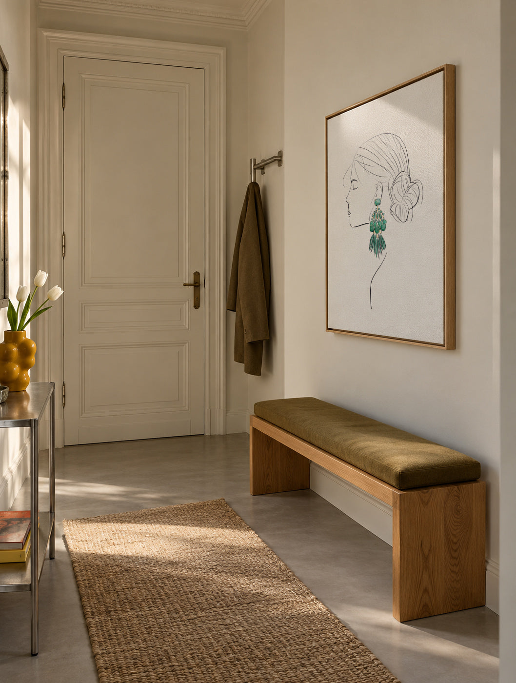 Aerin - Framed canvas in an interior