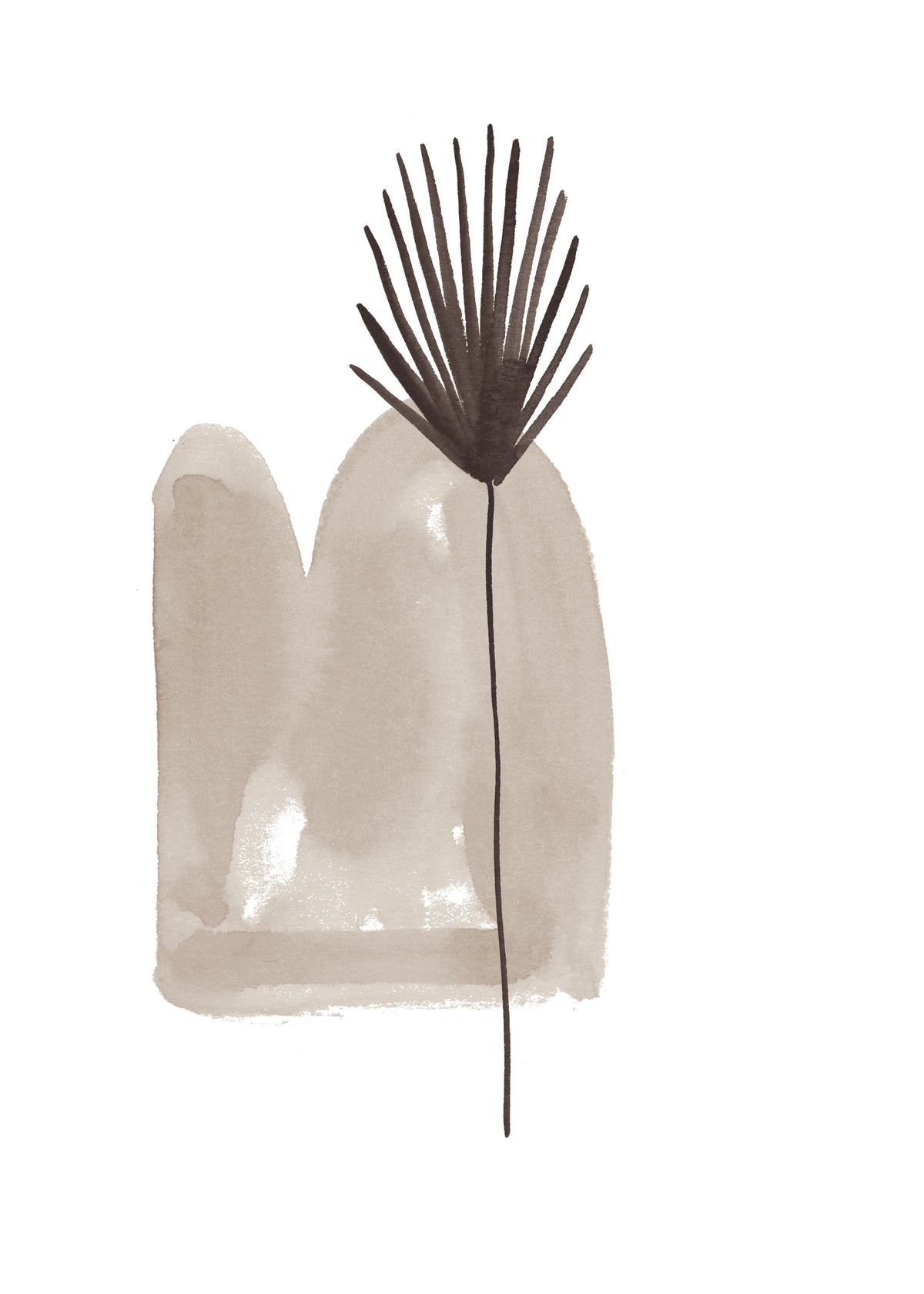 Abstract Leaf - Unframed art print