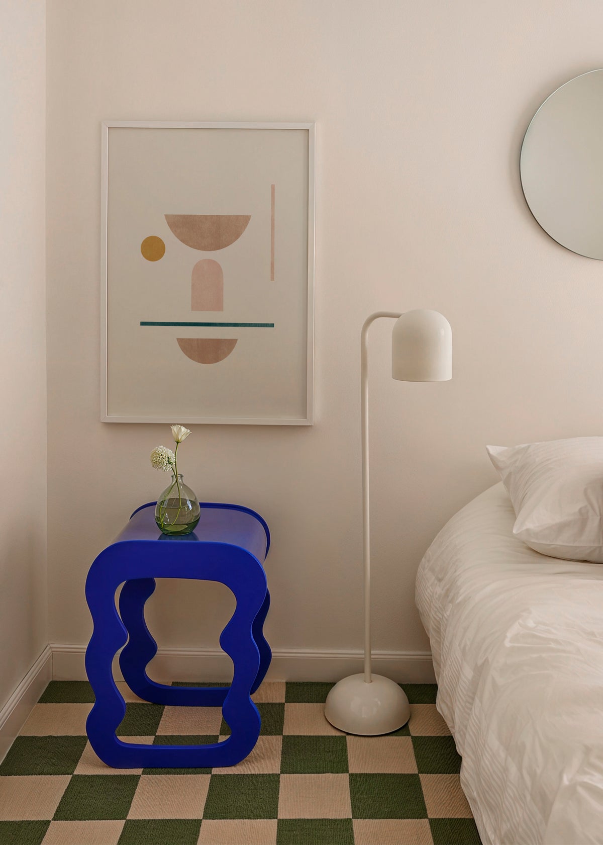 Geometric No 02 - Framed poster in an interior