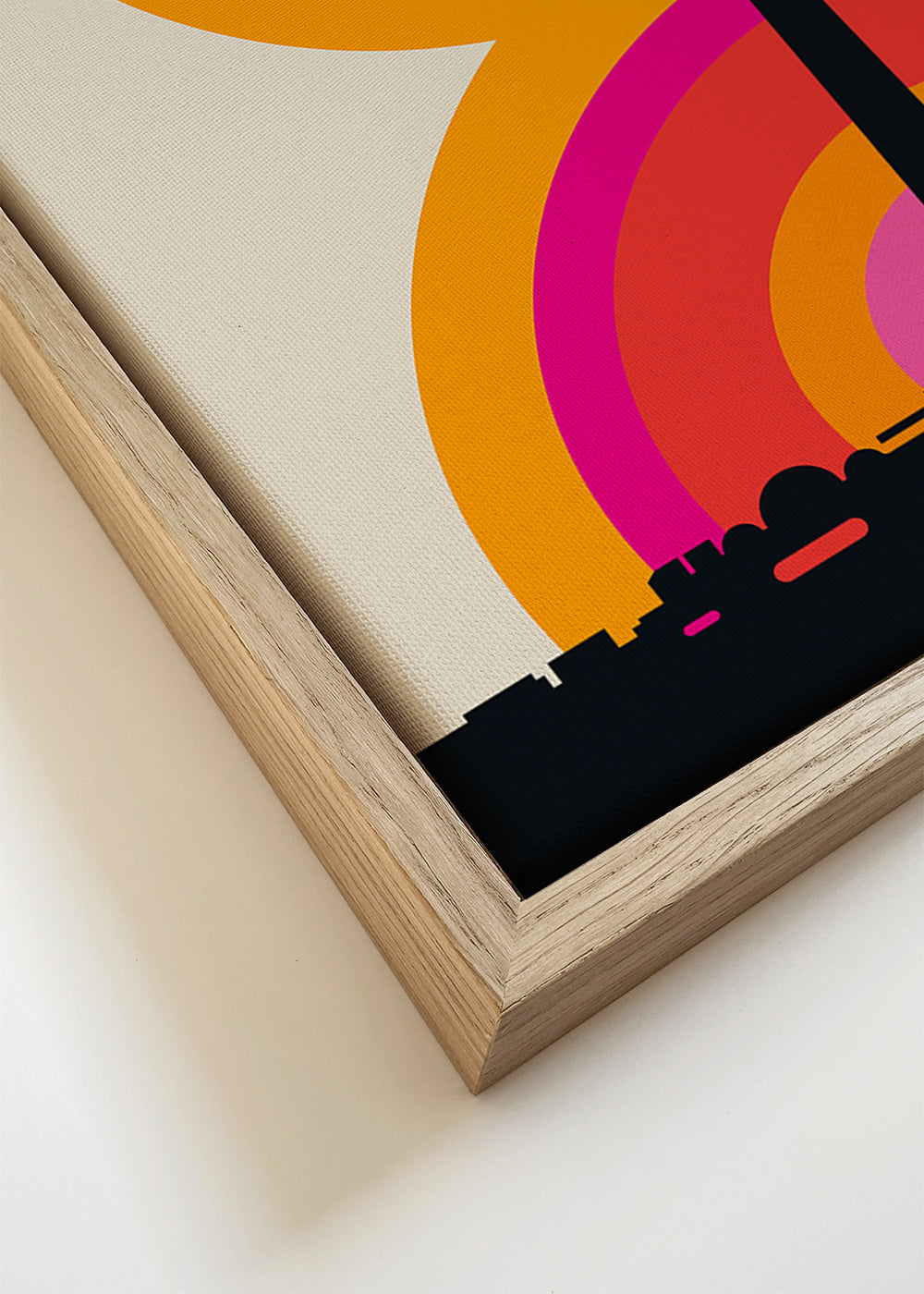 Arte de cidade Berlin 69 silhueta da torre