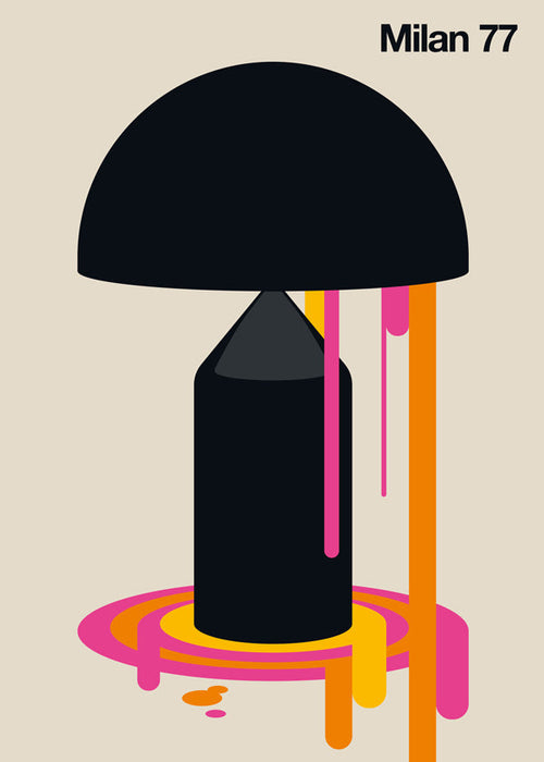 Ilustração geométrica Milan 77