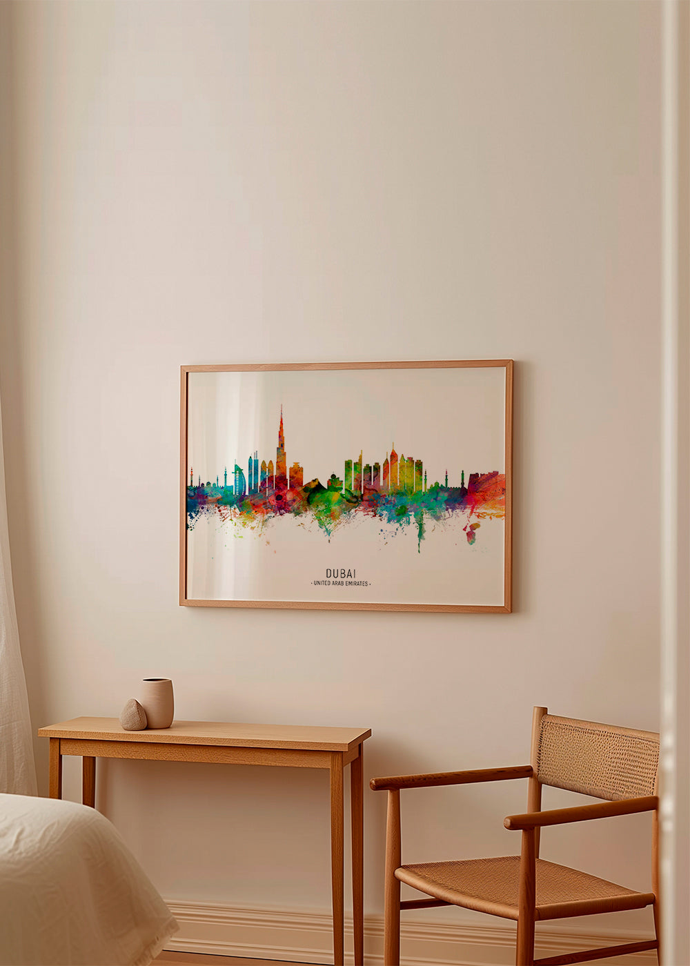 Dubai Skyline multicolor