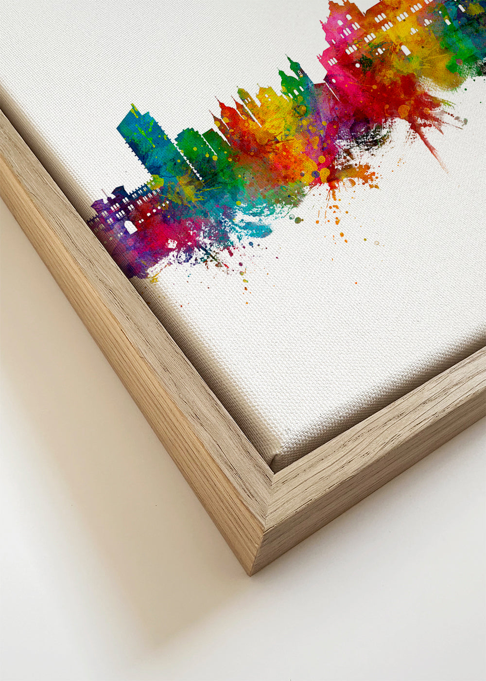 Arte para cozinha Granada skyline colorido