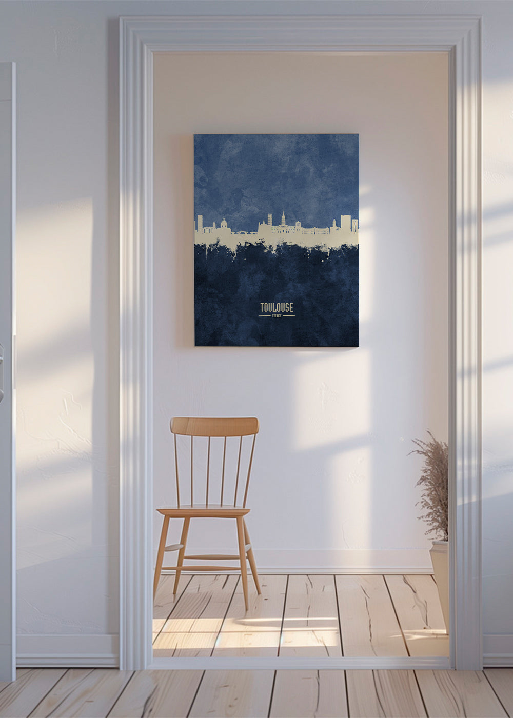 Toulouse Skyline azul