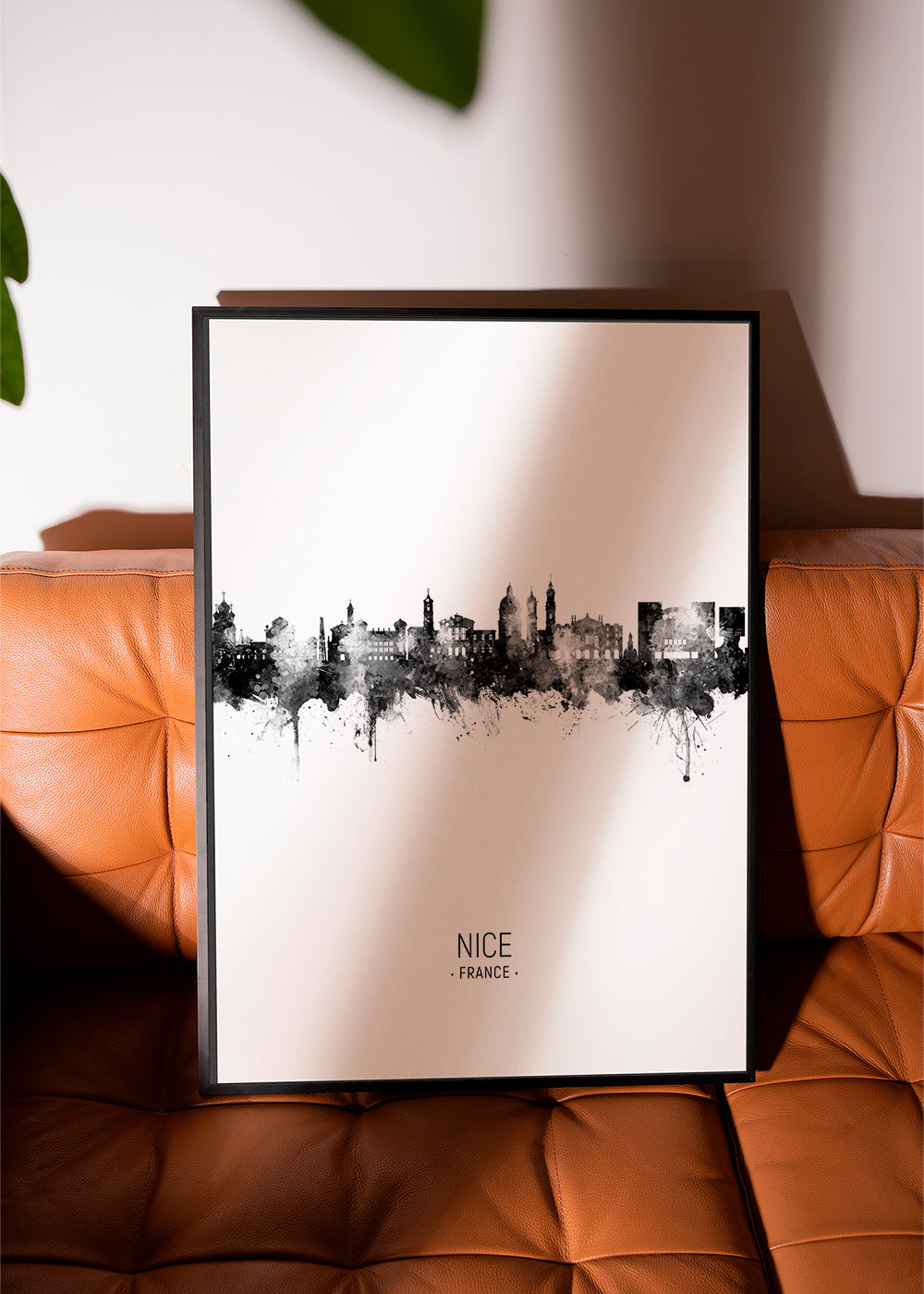 Nice Skyline blanco y negro