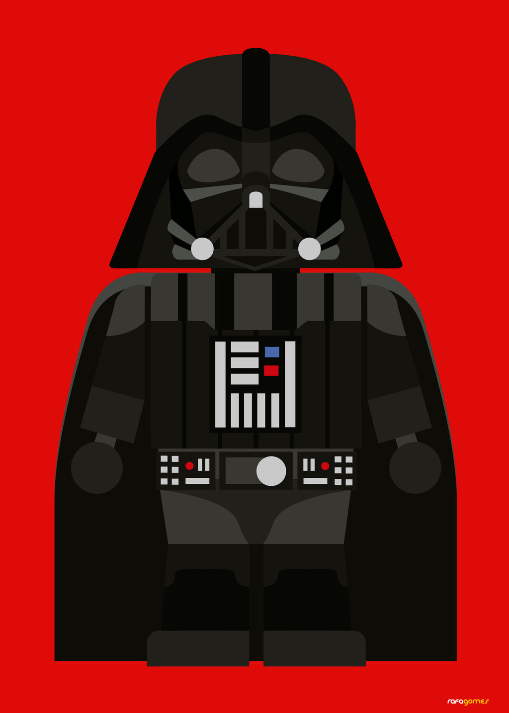 Toy Darth Vader - Unframed art print