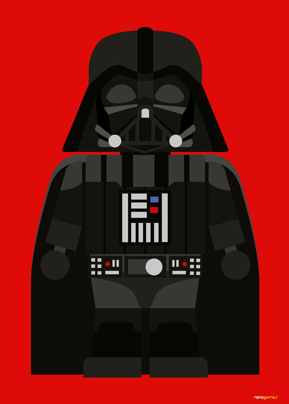 Toy Darth Vader - Unframed art print